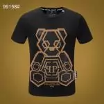 hommes philipp plein t shirt cotton bear machine